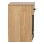 Elegant Oak wood 1 Drawer Bedside Table3